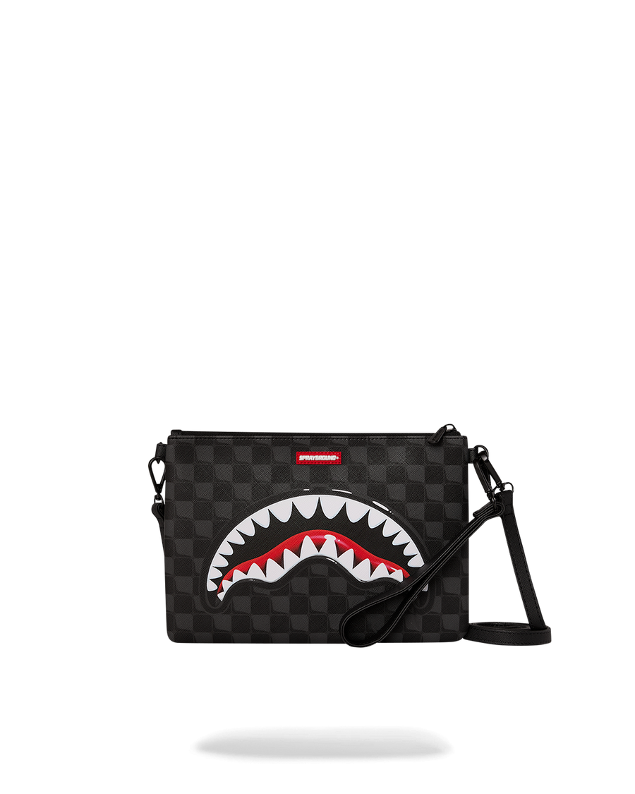 SHARKS IN PARIS HYPER PUFF CROSSOVER CLUTCH