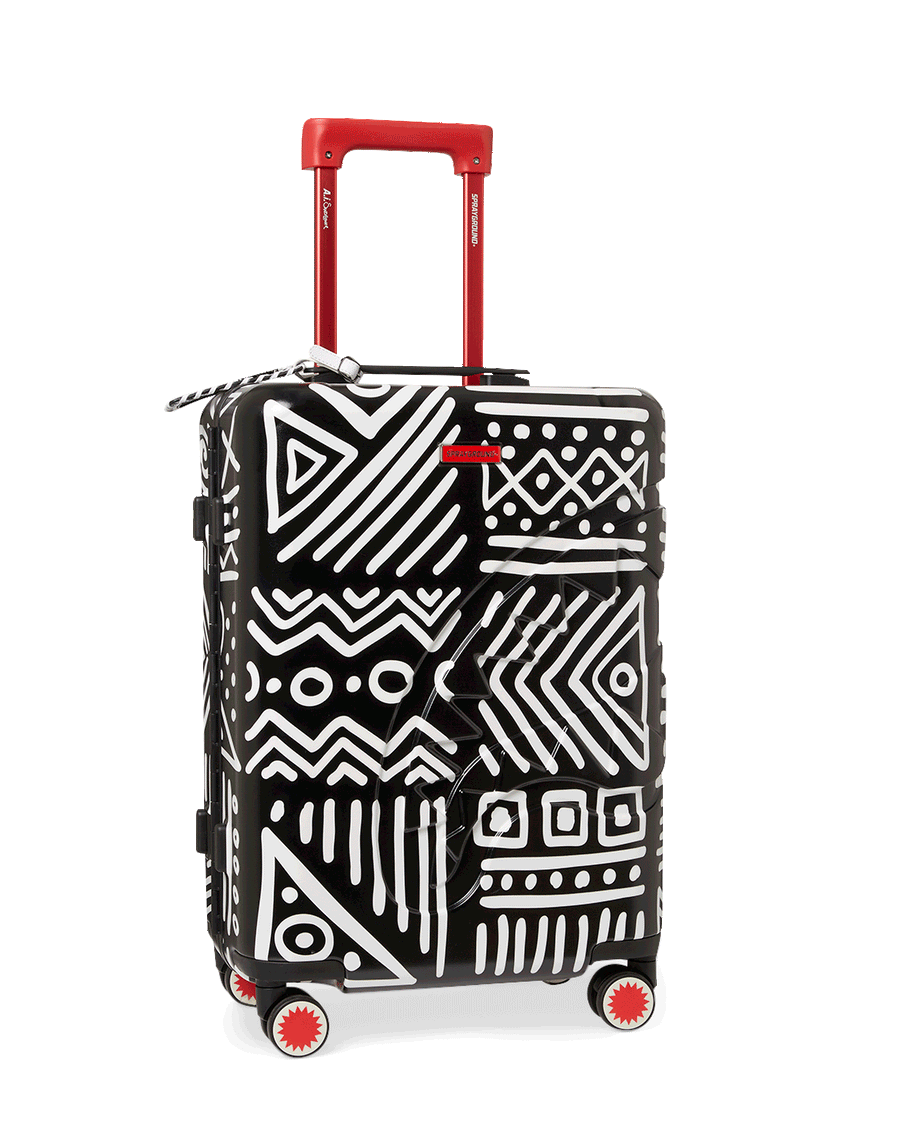 A.I.8 AFRICAN INTELLIGENCE - ORIGIN STORY SHARKNAUTICS HARDSHELL CARRY-ON LUGGAGE