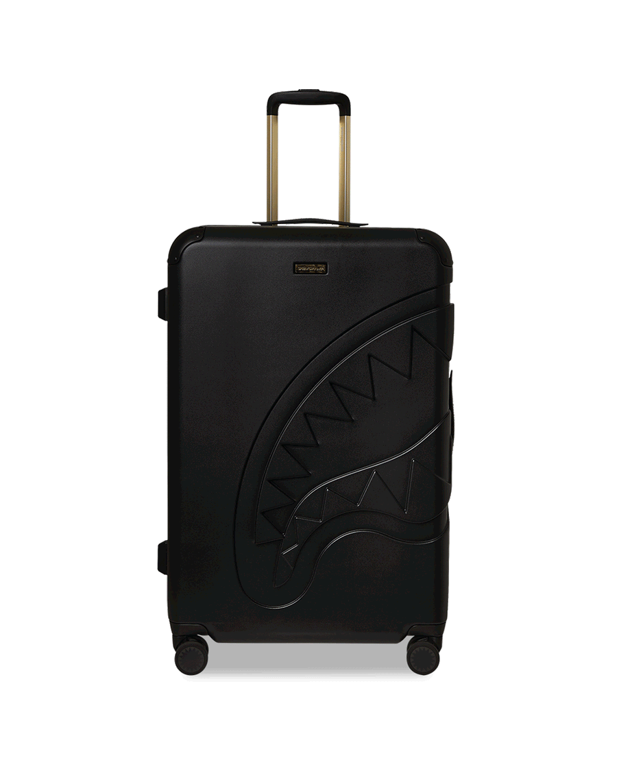 REALITY CHECK SHARKITECTURE FULL-SIZE JETBLACK LUGGAGE (GOLD HARDWARE)