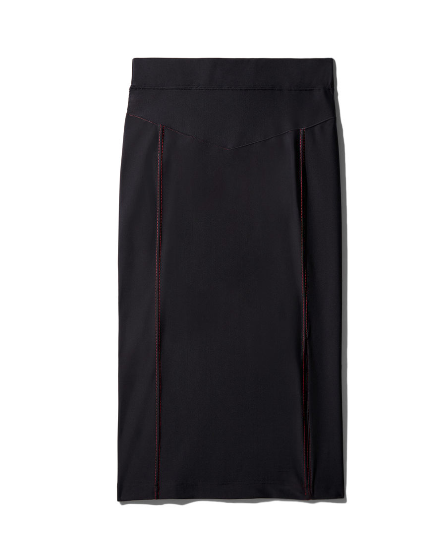 LONGUETTE SKIRT (BLACK)